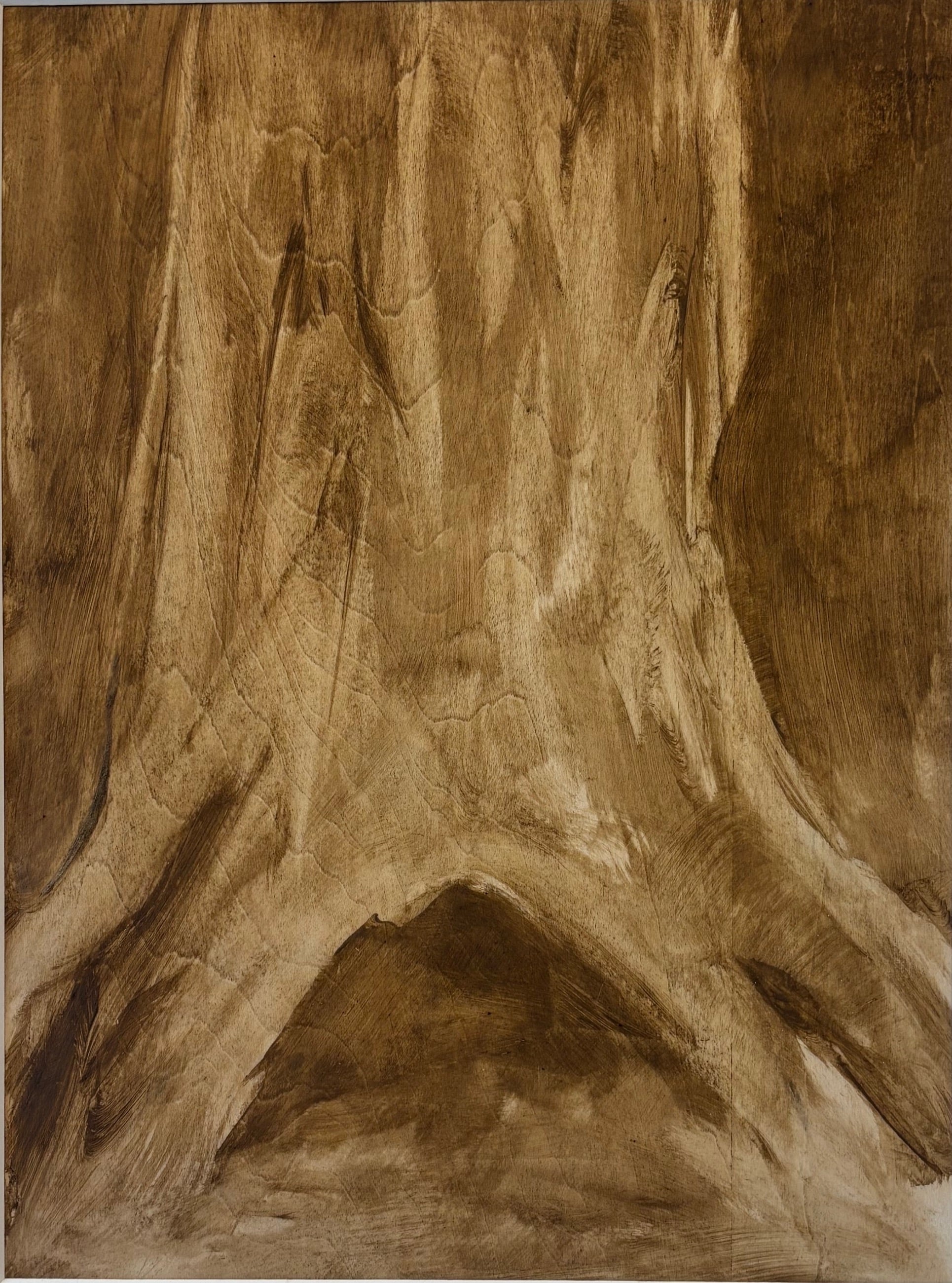 MIT STED/ MYPLACE #I,2. 40x30cm. Ægtempera på træplade